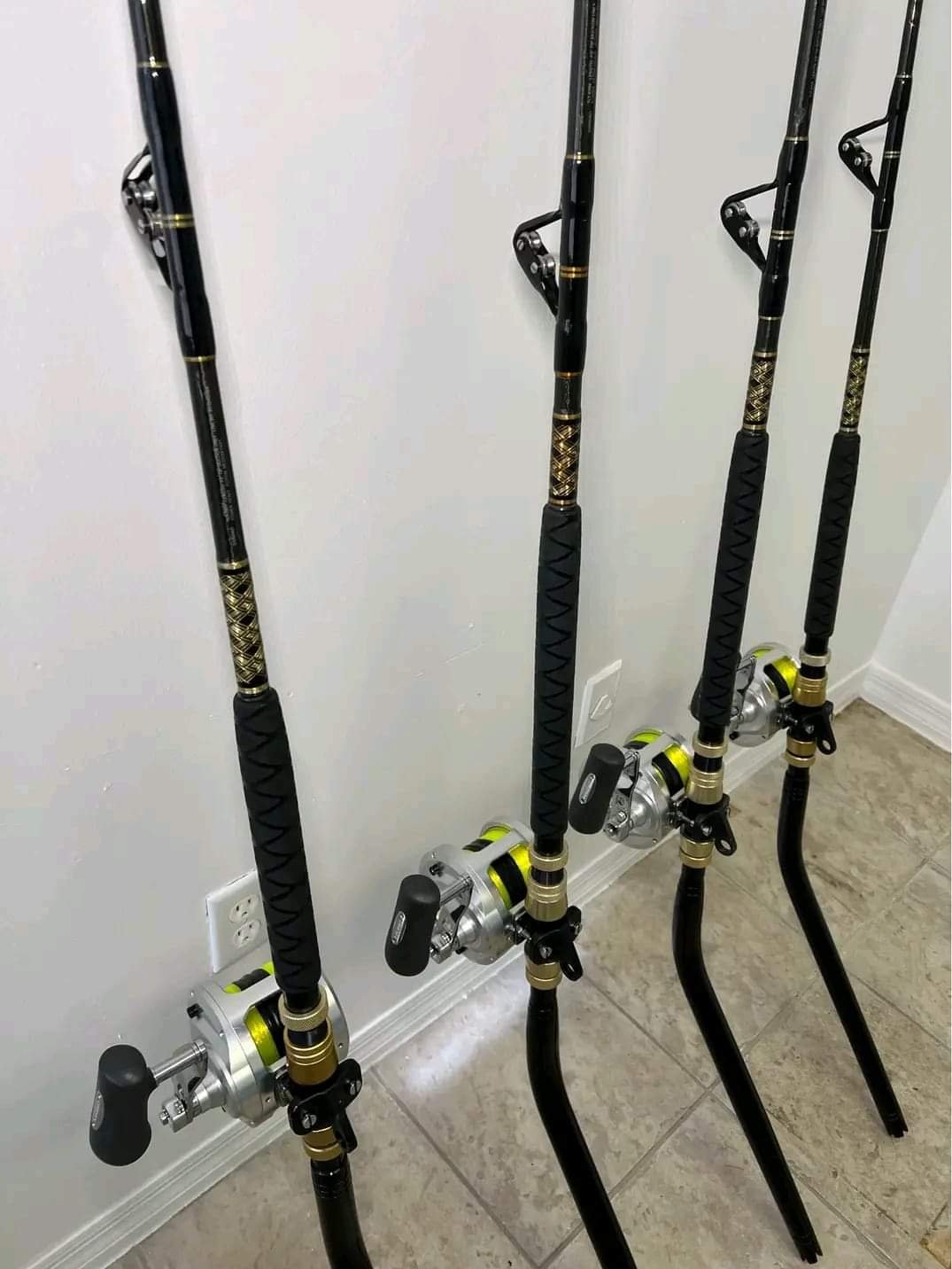 Shimano Talica 50II 2 speed reels with rods. - Image 7